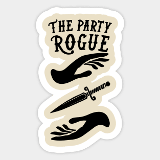 Rogue Dungeons and Dragons Team Party 2 Sticker
